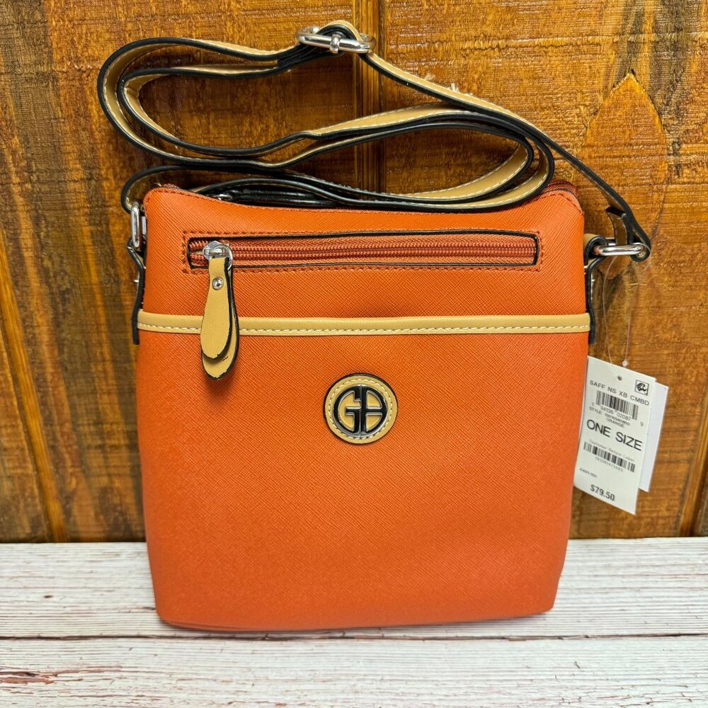 GIANI BERNINI Saffiano Leather North South Crossbody
